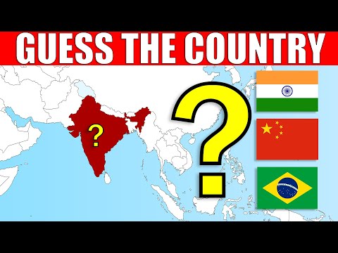 Guess The Country on The Map | Geography Quiz Challenge