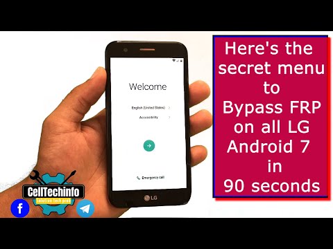 All LG Android 7.0 FRP Bypass Google Account In Less Than 2 Minutes Chrono #k20 Plus #aristo