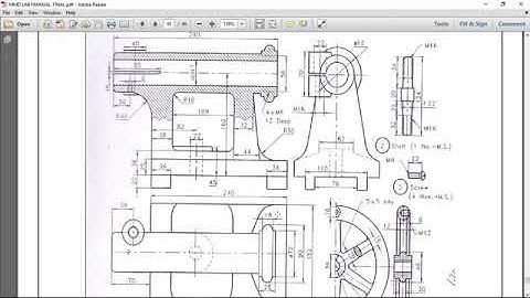 Tailstock Part diagram with assembly in creo