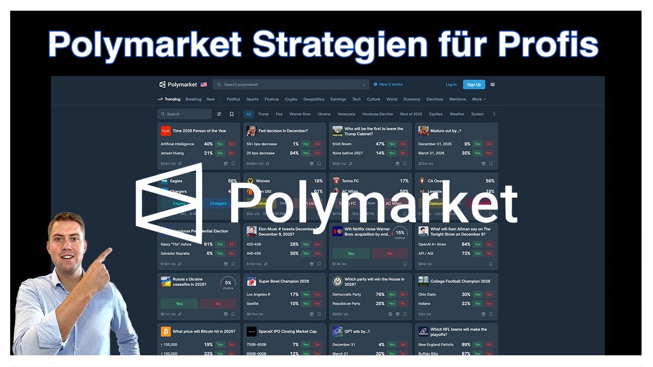 Die besten Polymarket-Trading-Strategien – So verdienen Profis wirklich Geld! ✅