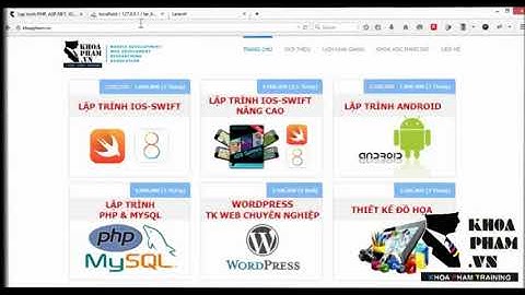 Bài 29- Tìm Hiểu Về Eloquent ORM Trong Laravel 5.x Phần 4 - Lập Trình Laravel