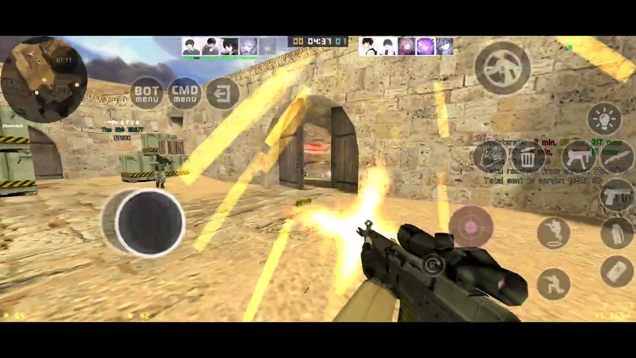 CS 1.6 RED  Xash3D FWGS Gameplay 