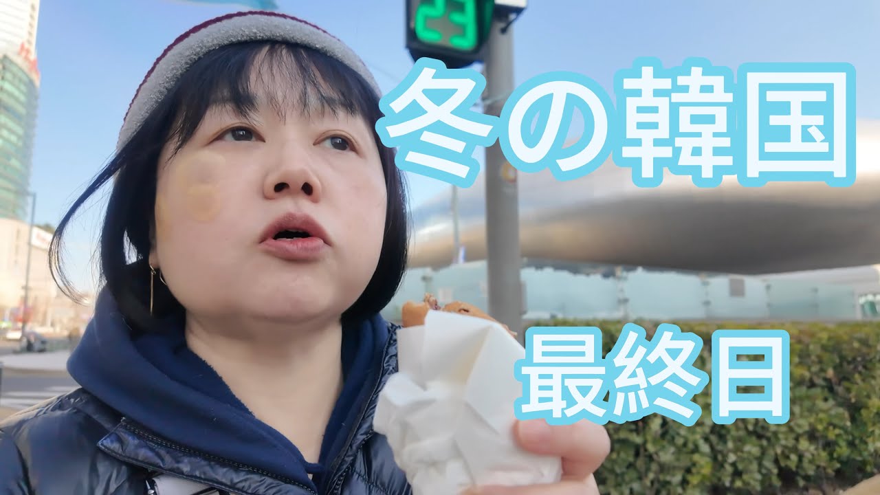 歩いて過ごした最終日【冬の韓国ひとり旅】タッカンマリから名物クレープ。空港バスで仁川T2から神戸まで