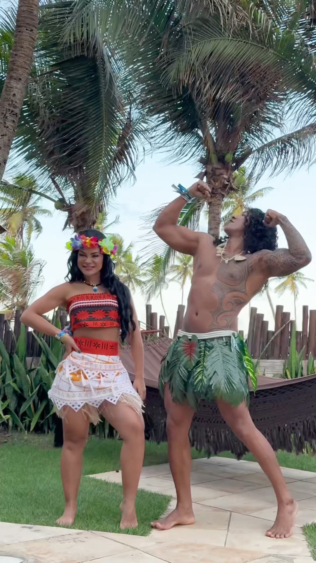 Quem assistiu Moana 2 e gostou?​⁠@mayca.brasil #transition #moana #maui #fantasy #challenge #short