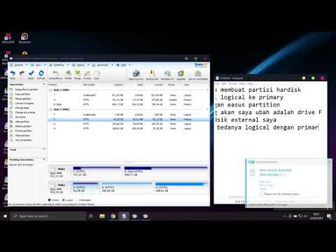 Cara Convert Partisi Hardisk dari Logical ke Primary
