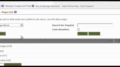 Page List - Websiteforge Ecommerce Website