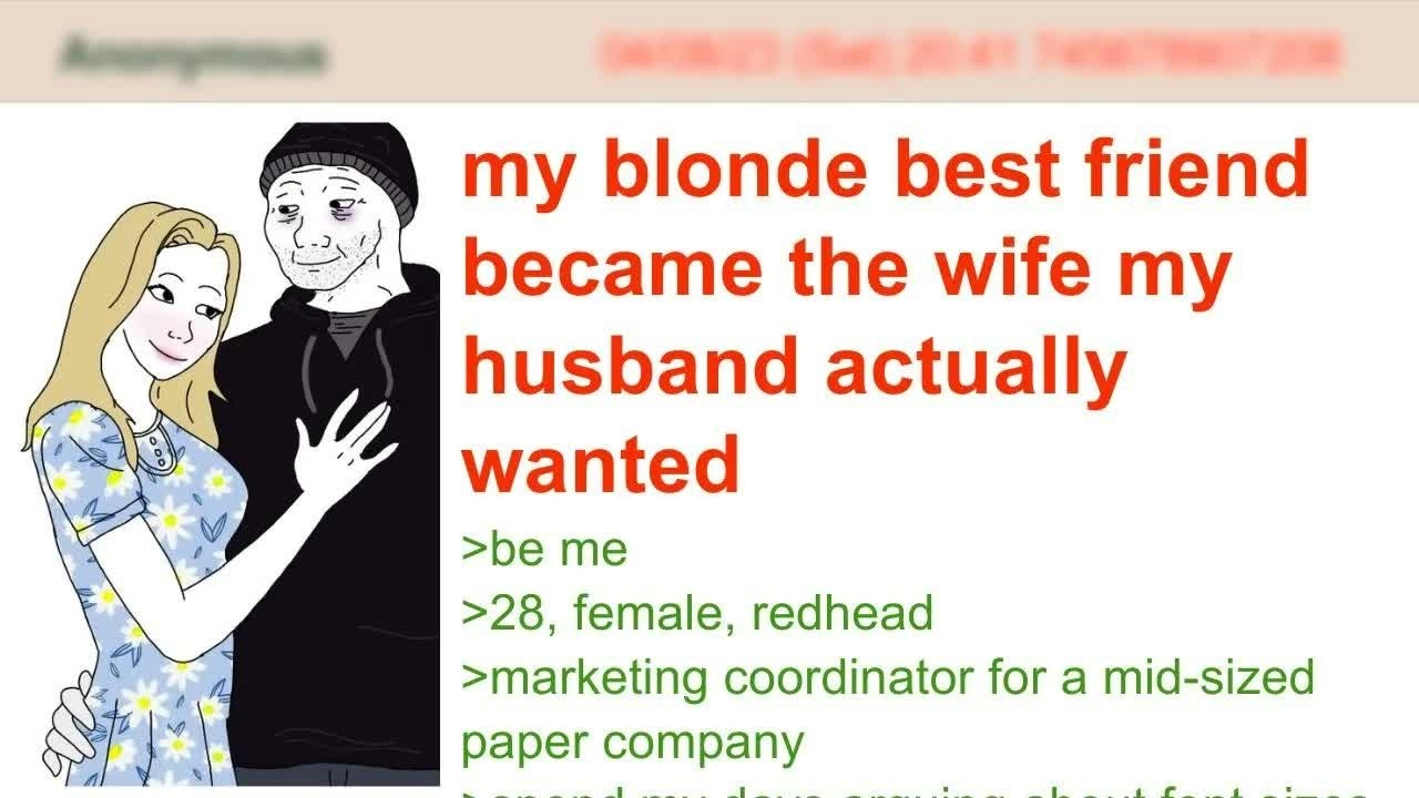 Redhead Waifu Lets Her Blonde Best Friend “Help” — 4chan Greentext Stories