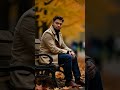 Autumn Vibes 🍁 Elegant Bench Pose #AutumnStyle #FallVibes #BenchPose #ElegantLook #Nature