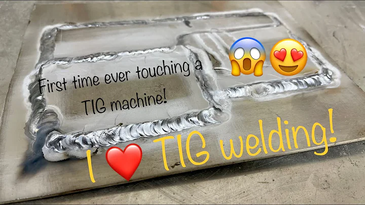FIRST TIME TIG WELDING! / EVERLAST POWERTIG 200DV / ALUMINUM AND ALUMINIZED STEEL