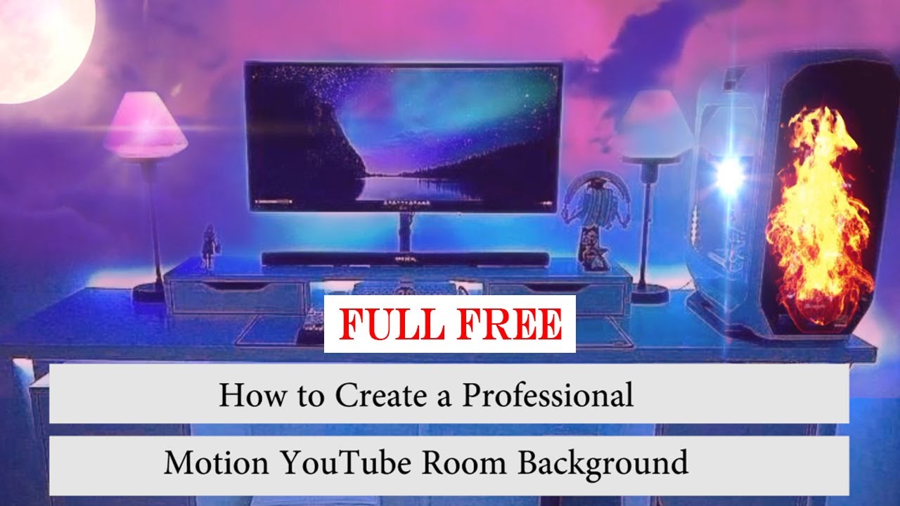 How to create a motion background for YouTube Room using a Picture ...