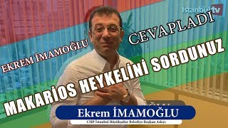 Makari̇os Heykeli̇ni̇ Si̇z Sordunuz - Ekrem İmamoğlu Cevap Verdi̇