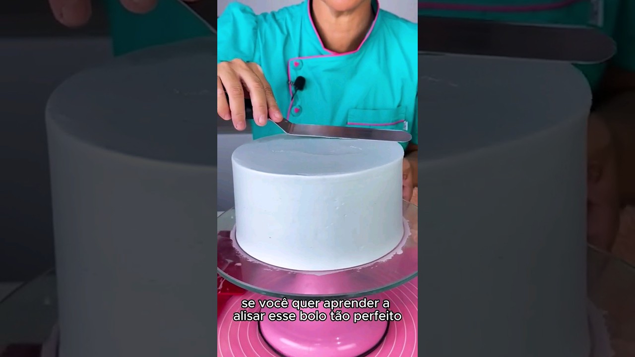 DICA PARA FAZER O ALISAMENTO PERFEITO! #bolo #chantilly #alisamento #dicas