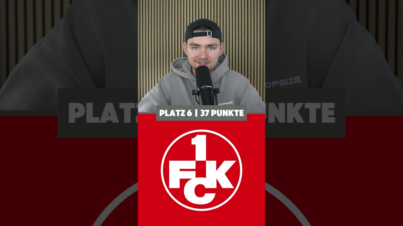 Meine Meinung zur aktuellen Tabelle der 2.Bundesliga 