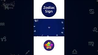 Kids vocabulary - Zodiac sign - 12 Zodiac signs - star signs - English educational video #shorts
