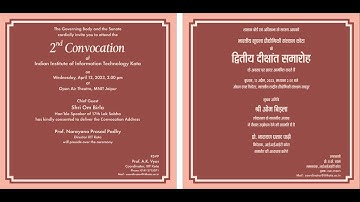 Announcing 2nd Convocation Ceremony