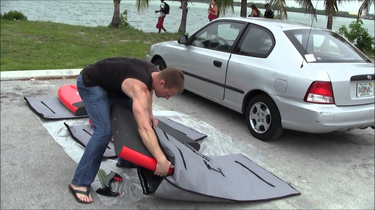 saturn outlook Foldable, Portable, SUP Paddle Board. Patent Pending.