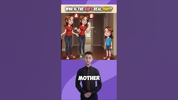 Wie is de echte moeder van de jongen? #quiz #raadsels #logische puzzels #hersenkrakers #ytshorts ...