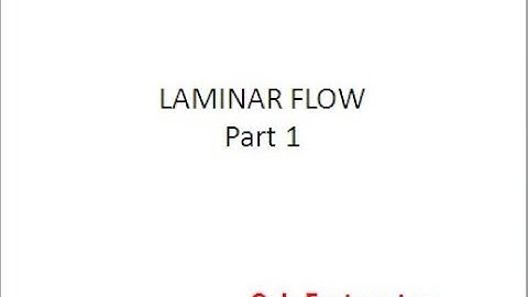 Fluid Mechanics LAMINAR FLOW LECTURE 1 ON FLOW THROUGH CIRCULAR PIPE