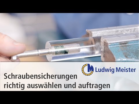 Video: Was ist Schraubensicherung?