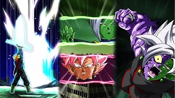 THE BEST SUPER ATTACK ANIMATIONS IN DOKKAN BATTLE TRANSFORMABLE ZAMASU & TRUNKS ALL TRANSFORMATIONS