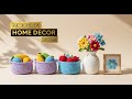 Cozy Crochet Home Decor Ideas 2025 | Handmade “Home Sweet Home” Style