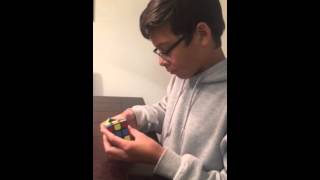 Art solves the Rubik&#39;s cube in less than 45 seconds