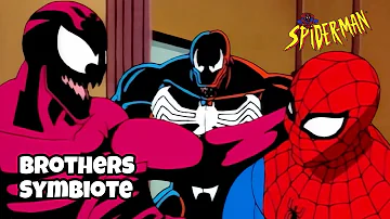 Venom & Carnage take on Spider-Man & War Machine | Spider-Man: The Animated Series (HD)