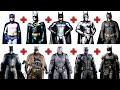 Combining 10 BATMEN into ONE! Crazy Character FUSION!!!