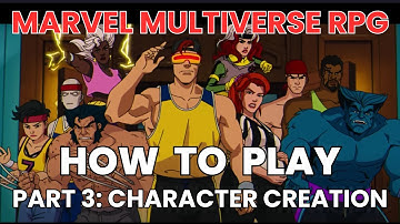 How To Play the Marvel Multiverse RPG: Character Creation (using X-Men ’97 Jubilee as an example)