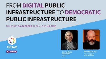 From Digital Public Infrastructure to Democratic Public Infrastructure
