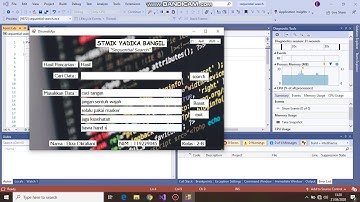 Tampilan Output - Sequential Search versi GUI VB.NET