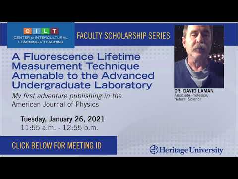 CILT Faculty Scholarship Series presentation with David Laman