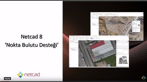 NETCAD 8 Nokta Bulutu Desteğiyle Tanışın