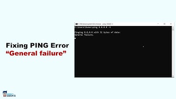 How to fix "Ping GENERAL FAILURE" error | ICMP Blocked