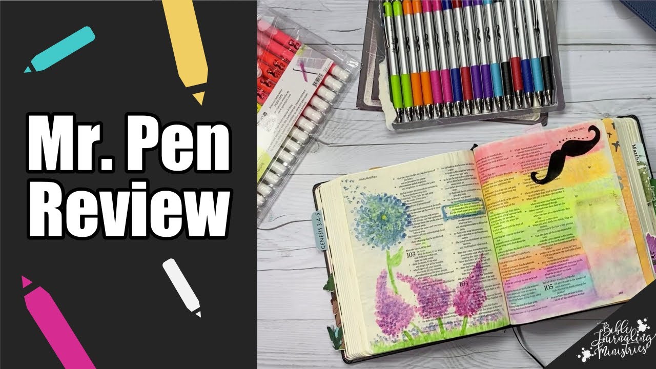 Pens That Don't Bleed Through - Let's Review These No-Bleed Pens and Other  Supplies from Mr. Pen. 