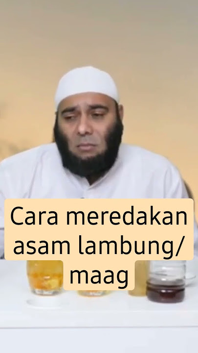 Resep mengobati asam lambung/maag | ala Dr. Zaidul Akbar