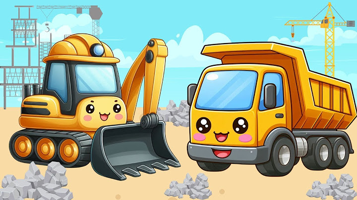 Construction Vehicles For Kids | Learn About Diggers-Excavator-Bulldozer & More | Educational Videos