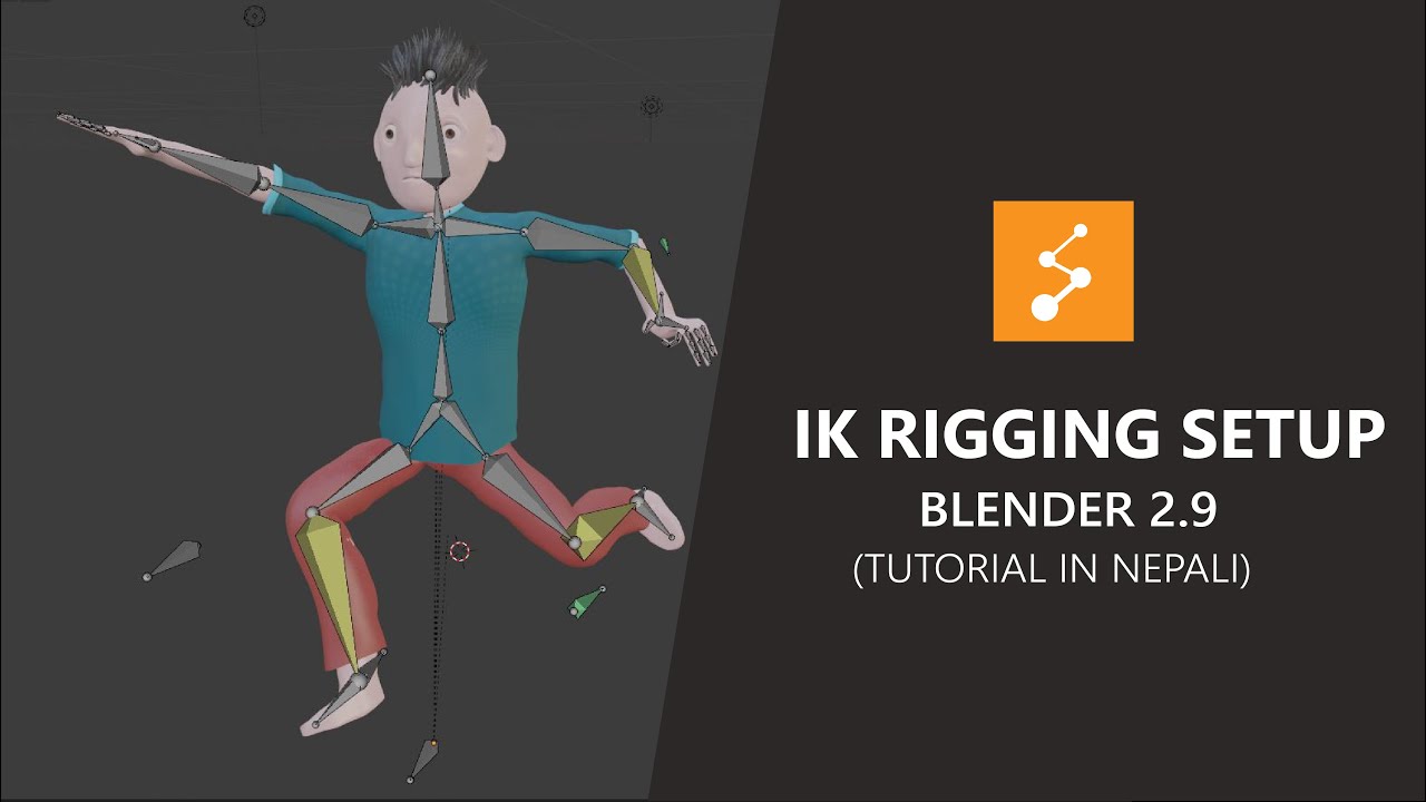 IK Rigging (Inverse Kinematics) Setup in Blender 2.9 | Tutorial in ...