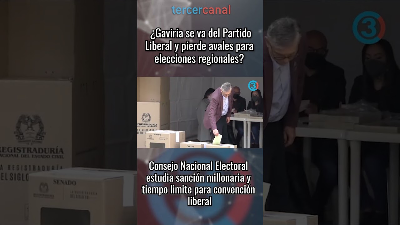 ¿Gaviria se va del Partido Liberal y pierde avales para elecciones regionales? CNE daría golpe fatal