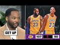 GET UP | BEYOND KAREEM: LeBron is doing Impossible - Vincent Goodwill on Lakers beat Rockets 107-98