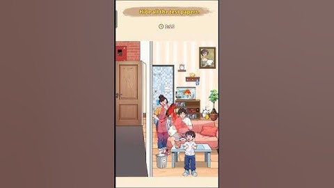 Brain Puzzle 2: Logic Twist - Level 14 - How To Hide Exam Papers From Mom #shorts