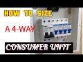 How To Size A 4-Way Consumer Unit (DIY PROJECT)