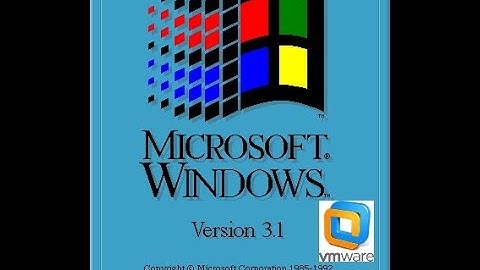 How to install Windows 3.1 in VMWare