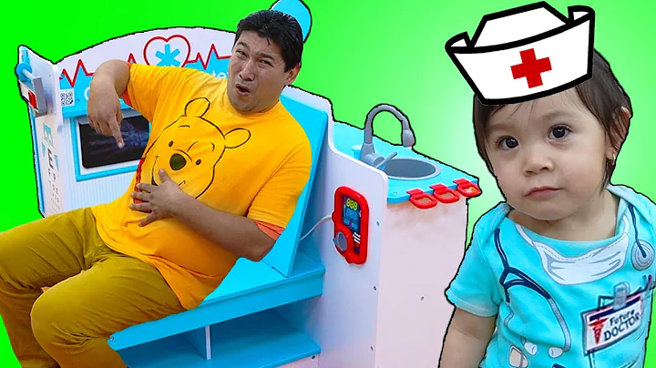 Doctor Baby Maddie Pretend Play Checkup Uncle Mike...
