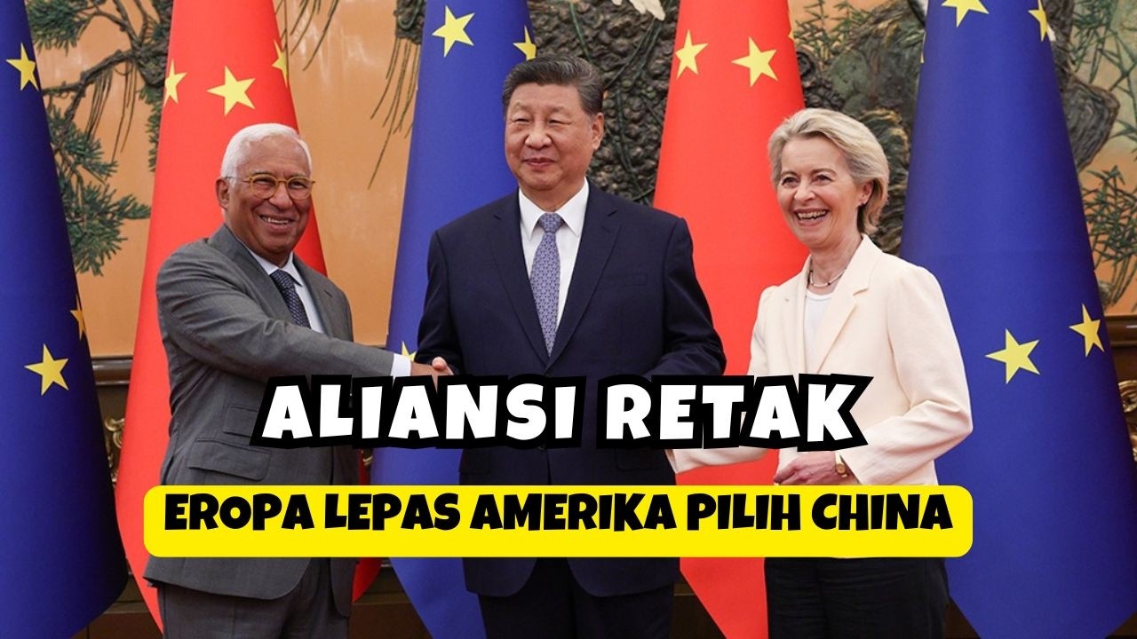 EROPA TINGGALKAN AMERIKA MERAPAT KE CHINA, PETA DAGANG DUNIA RETAK