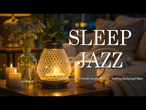 Deep Sleep Jazz At Night Ethereal Saxophone Jazz Calm Soothing Background Music For Relax 