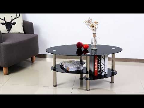 Nidouillet 3 Tier Tempered Glass Table Installation Video |