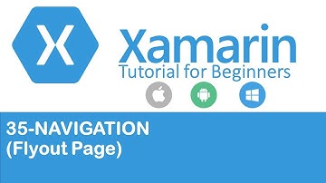 Xamarin Forms #35 Navigation: Flyout Page