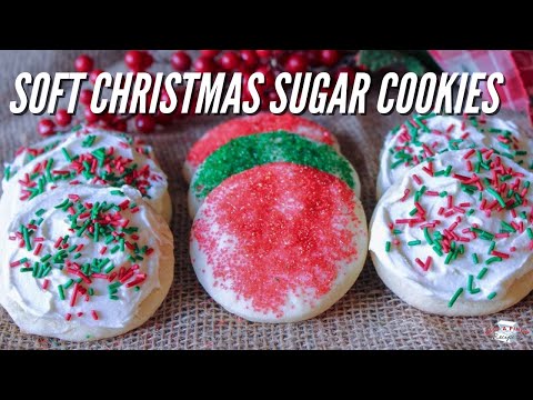 Soft Christmas Sugar Cookies