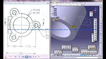 Catia V5 Tutorial|Butterfly Valve Body Design P1|Subscriber
